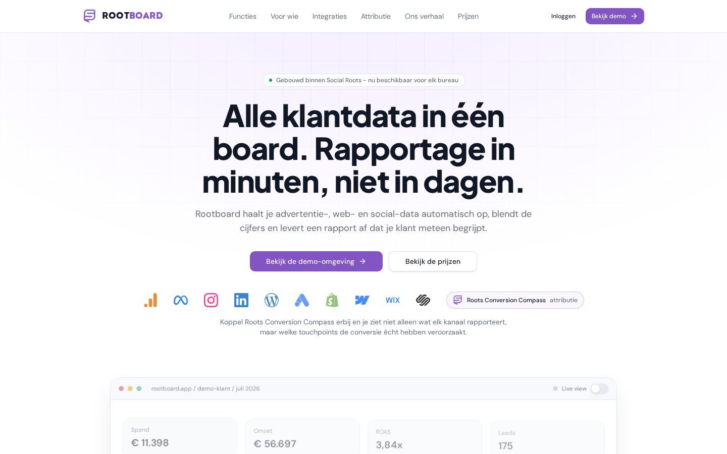 Rootboard interface